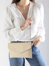 Pochette De Soire Paddock Etrier Beige paddock EPAD075L-vue-porte