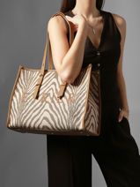 Sac Port� �paule Safari Etrier Marron safari ESAI160L-vue-porte