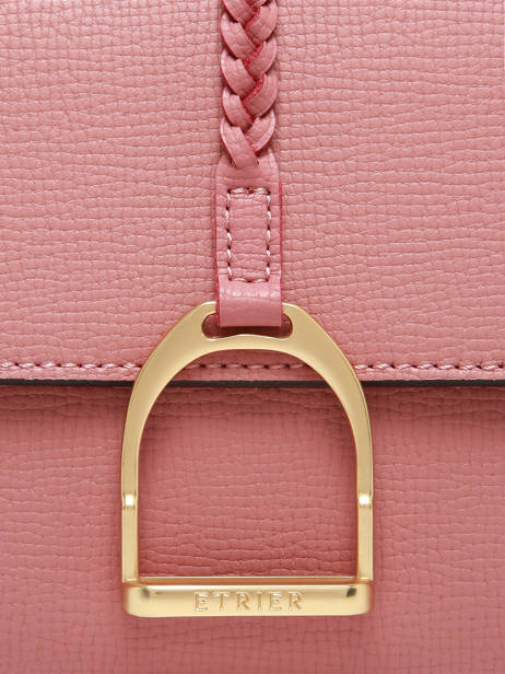 Shoulder Bag M Torsade Leather Etrier Pink torsade ETOS169M other view 4